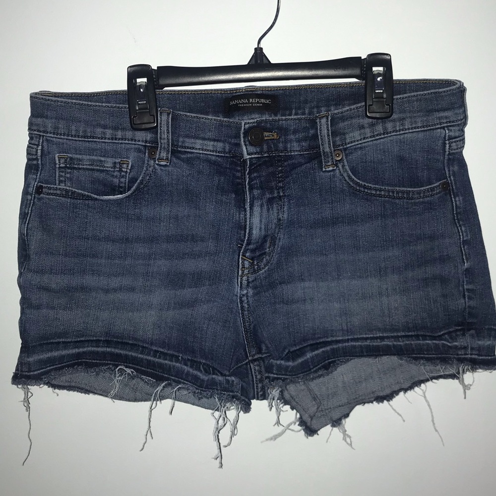Banana republic dark Jean shorts